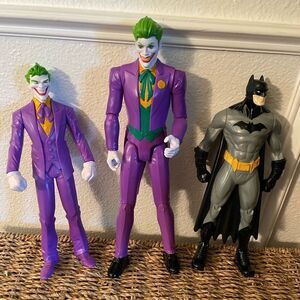 DC Comics Joker Marvel Joker and Batman Figures lot